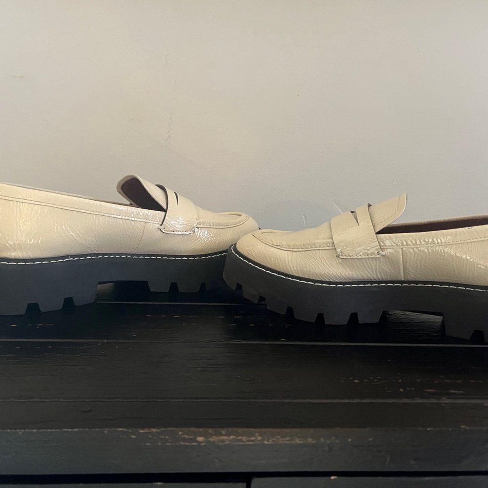Franco Sarto Balin Lug Sole Loafers Size 6.5 (Runs Small) - Picture 5 of 7